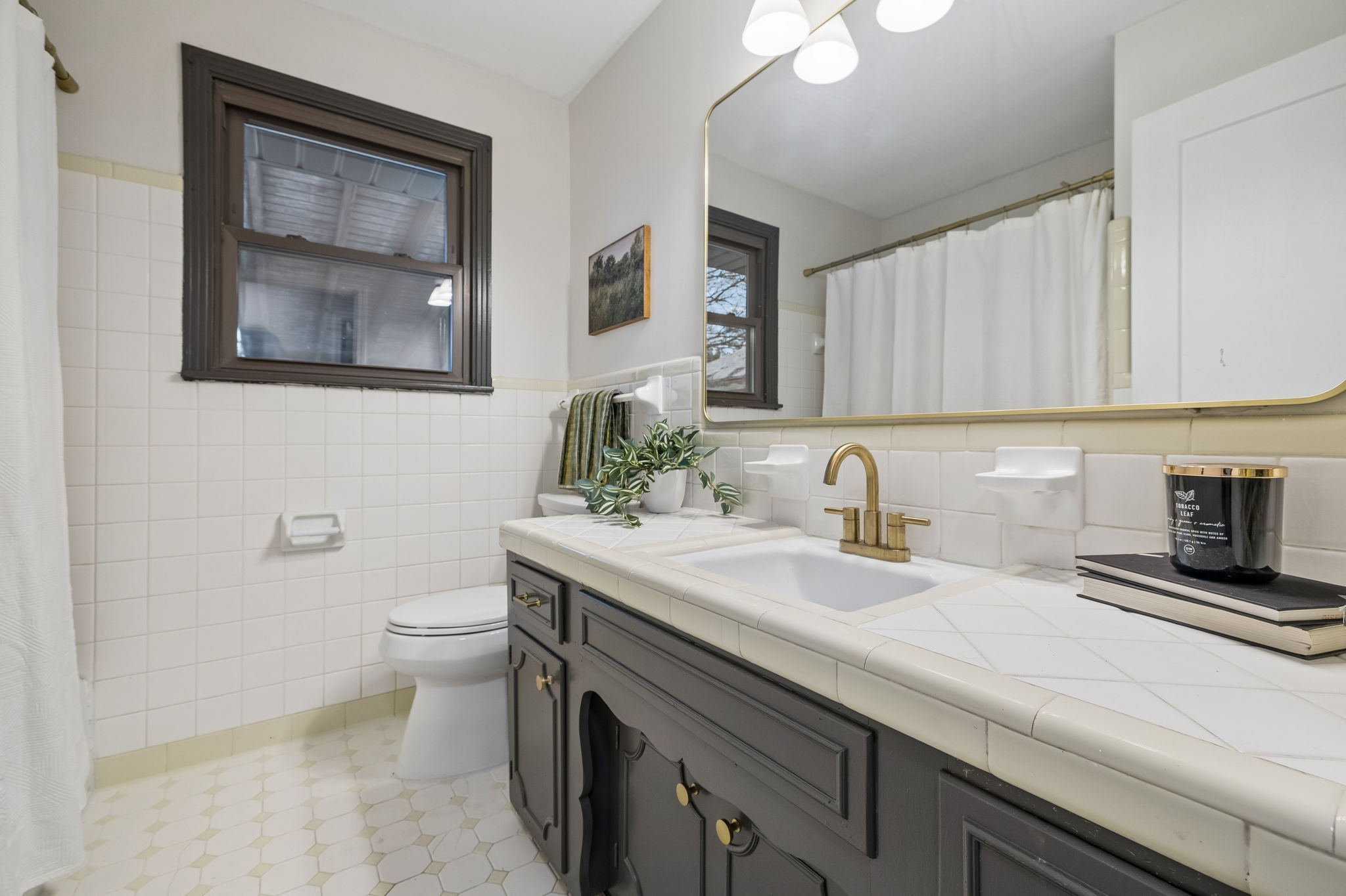 171 New Shackle Island Road Hendersonville, TN 37075 - Photo 20 of 48 a bathroom with a sink a toilet and mirror