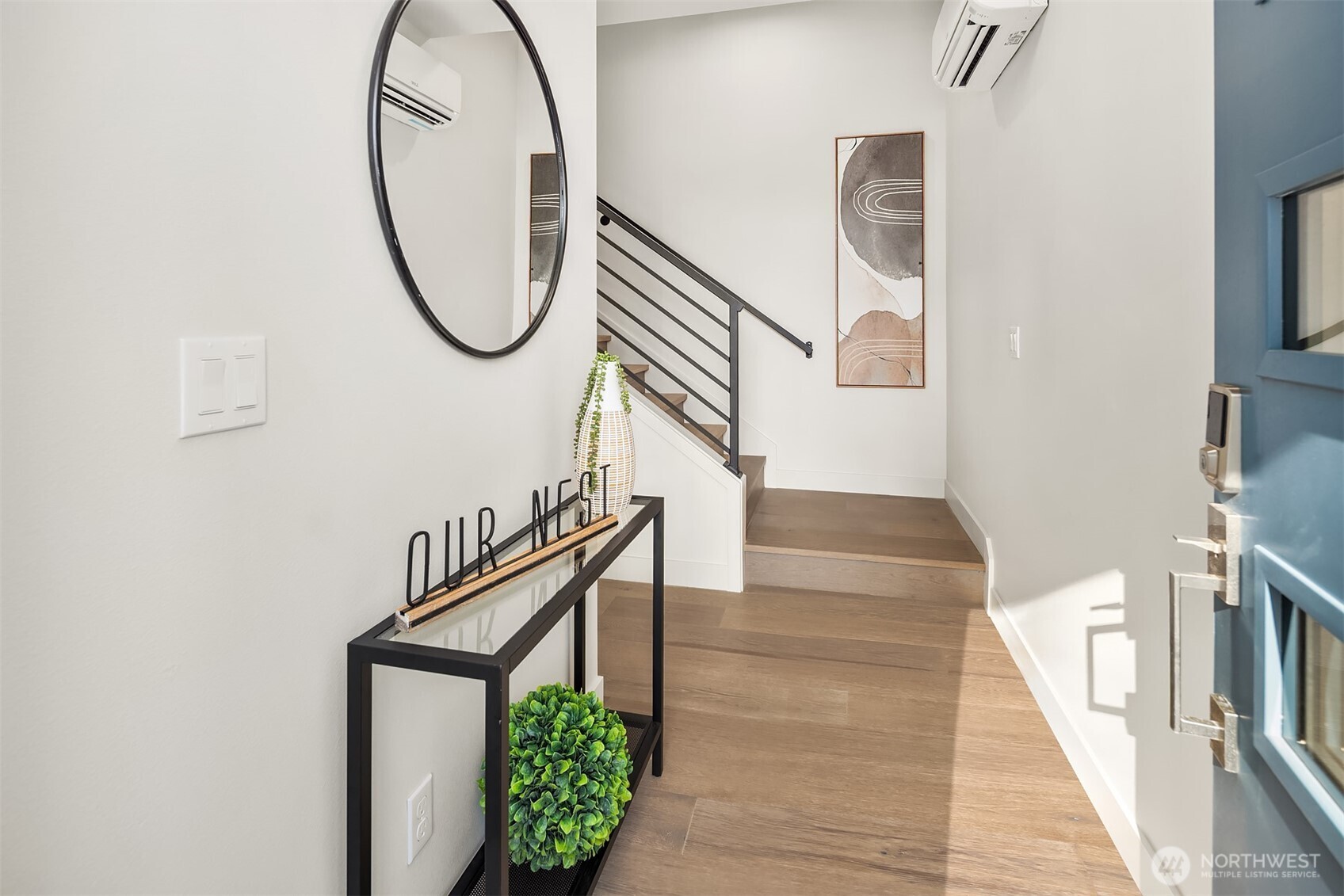 4572 22nd Avenue Southwest Seattle, WA 98106 - Photo 3 of 40 a view of stairs and an entryway