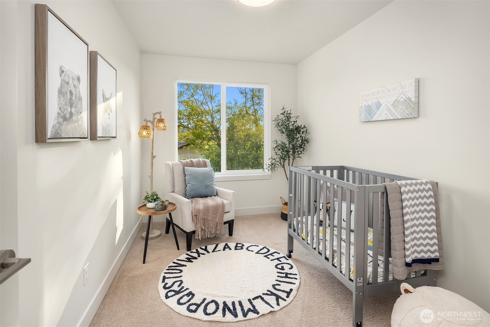 4572 22nd Avenue Southwest Seattle, WA 98106 - Photo 32 of 40 a living room with furniture and a large window