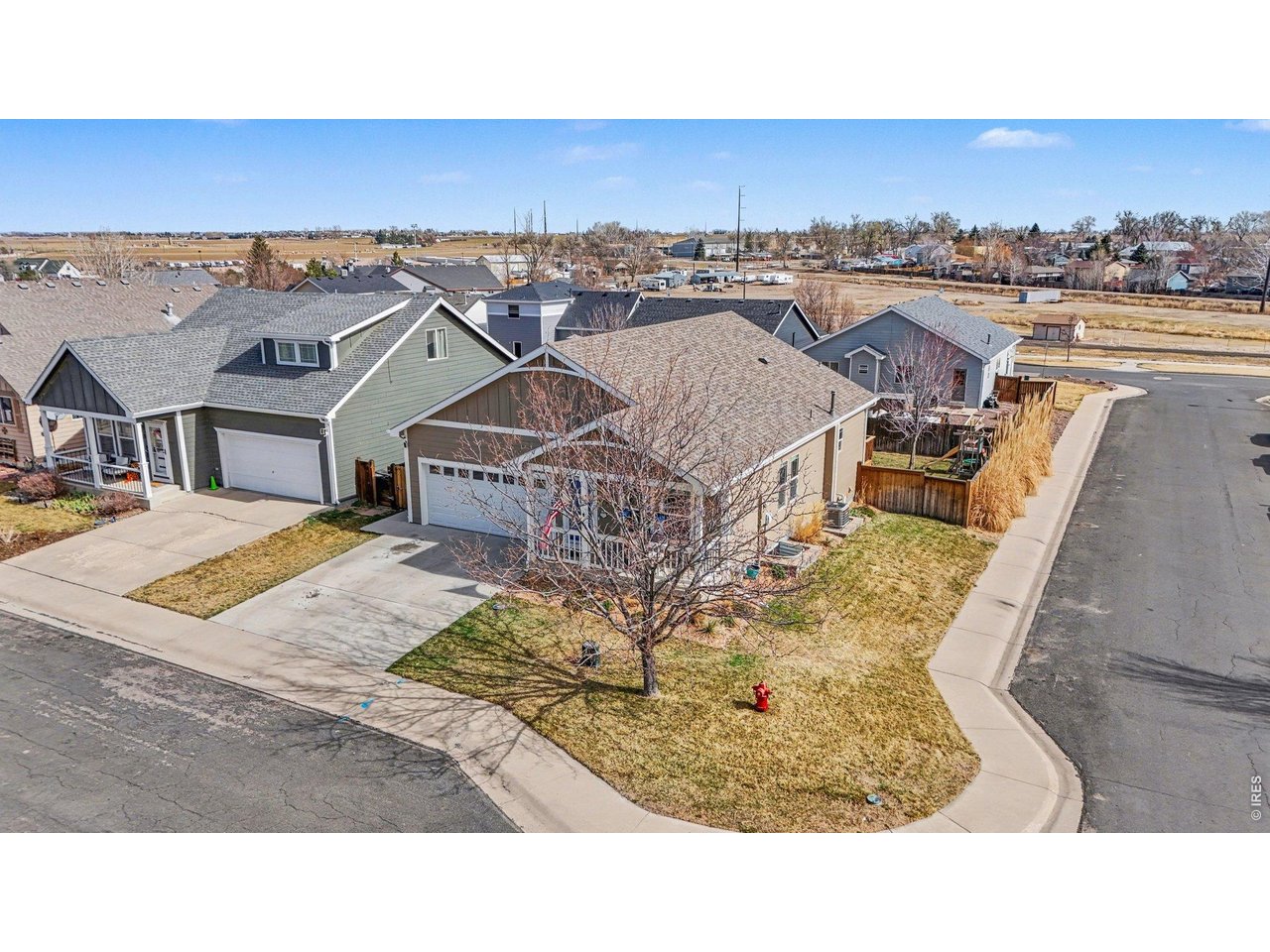 844 Cliffrose Way Severance, CO 80550 - Photo 41 of 50 an aerial view of a house with a yard