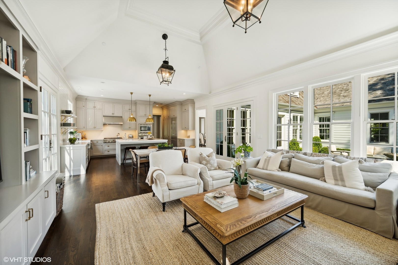 Undisclosed Address Lake Bluff, IL 60044 - Photo 13 of 51 a living room with furniture kitchen view and a large window