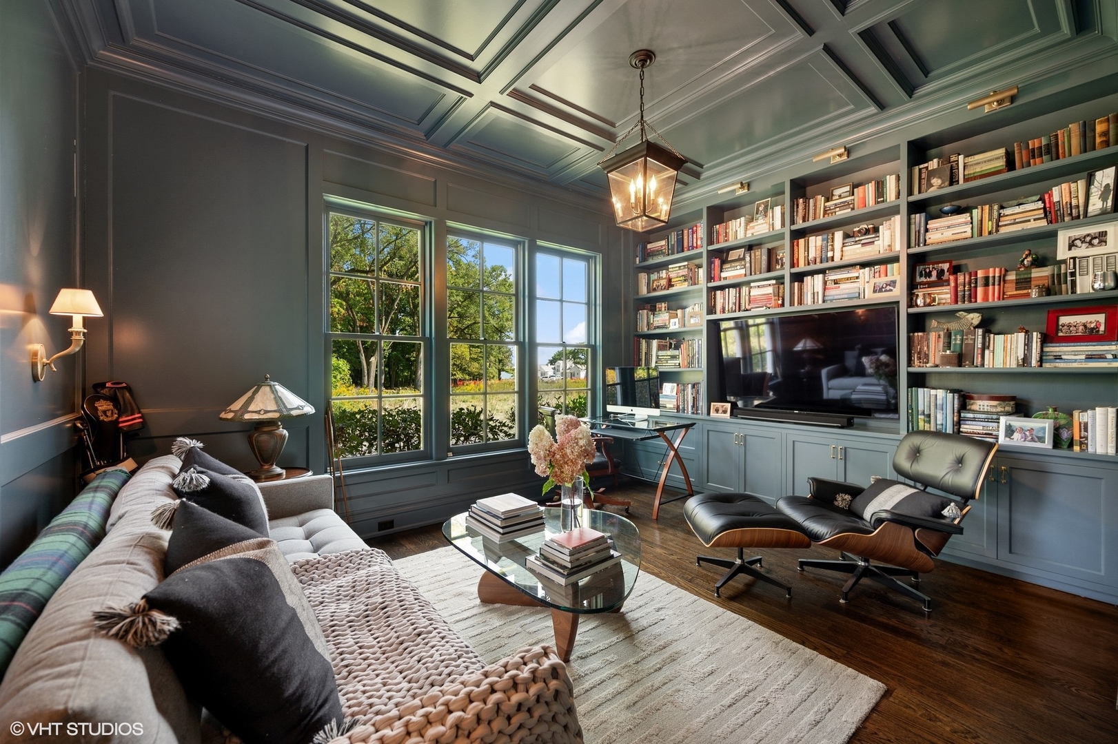 Undisclosed Address Lake Bluff, IL 60044 - Photo 18 of 51 a living room with furniture and a flat screen tv