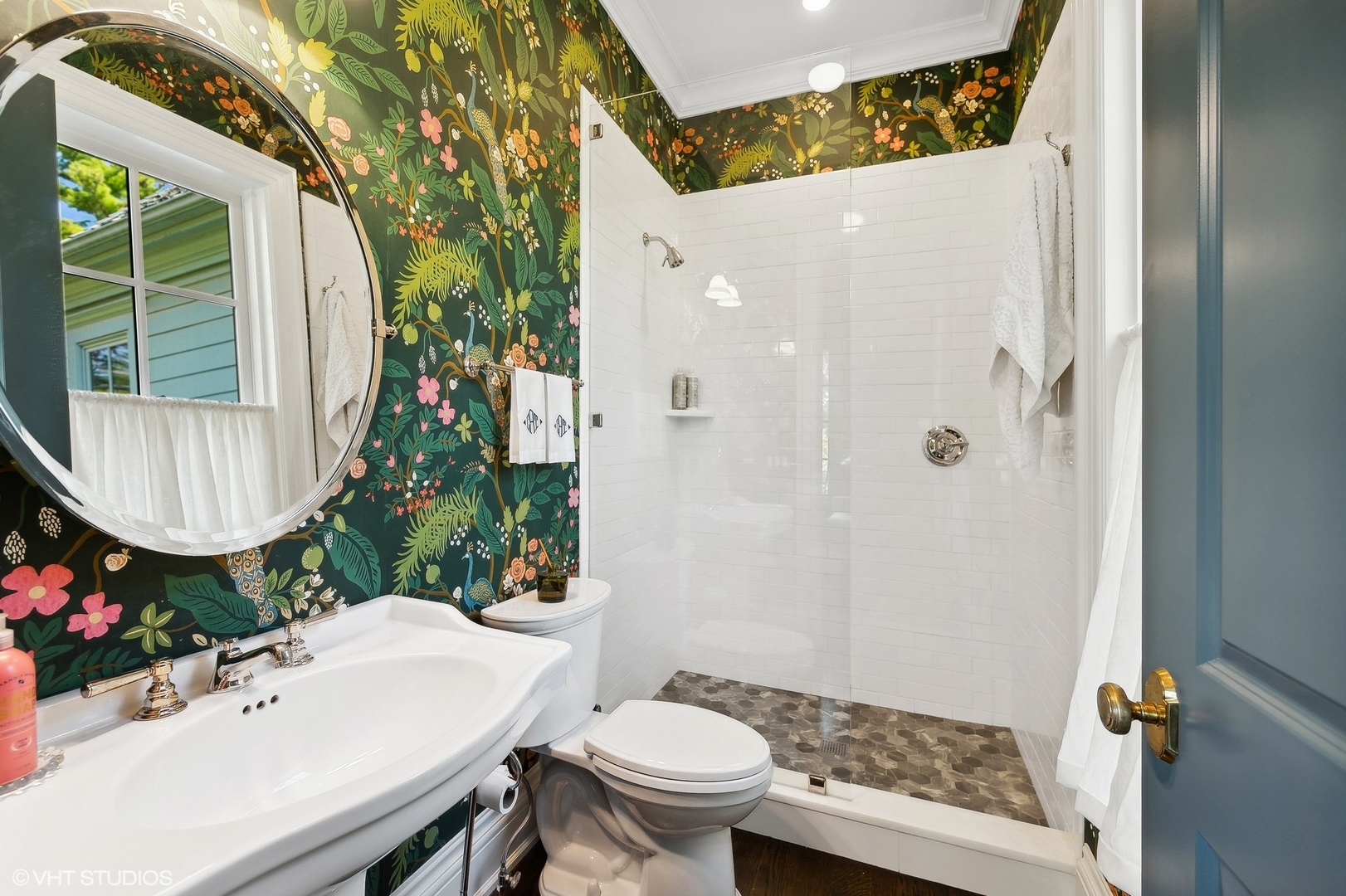 Undisclosed Address Lake Bluff, IL 60044 - Photo 20 of 51 a bathroom with a sink toilet and shower