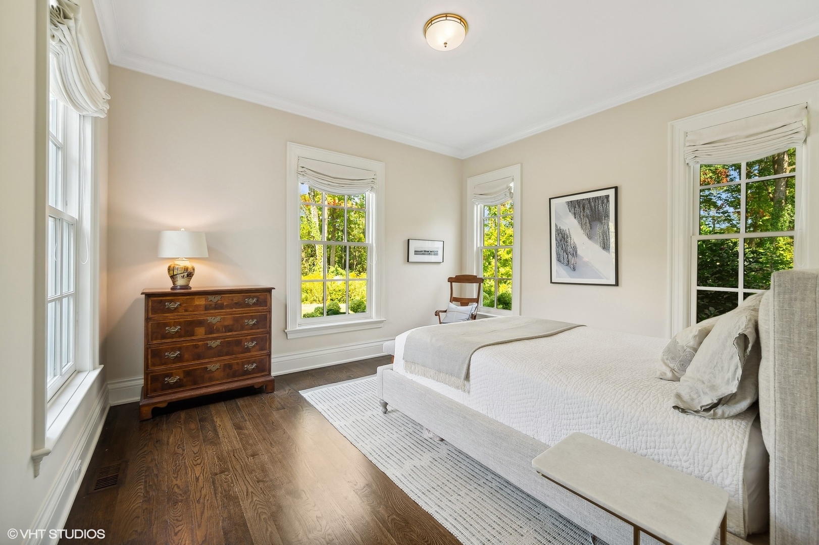 Undisclosed Address Lake Bluff, IL 60044 - Photo 25 of 51 a bedroom with a bed and a dresser