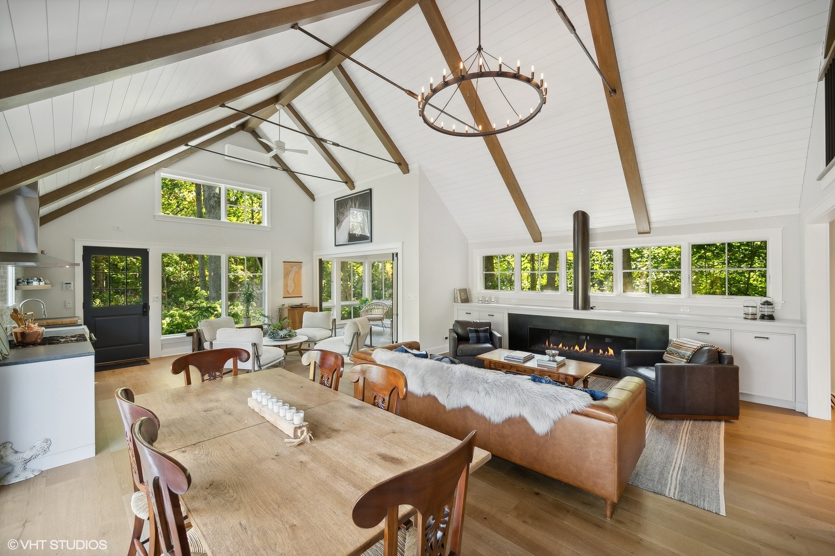 Undisclosed Address Lake Bluff, IL 60044 - Photo 38 of 51 a living room with furniture and a large window