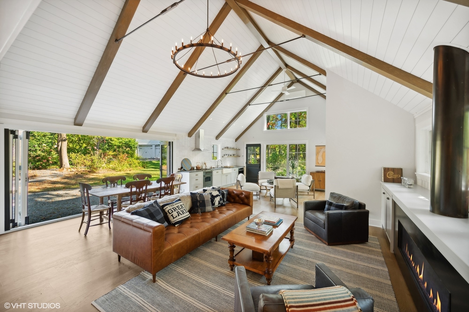 Undisclosed Address Lake Bluff, IL 60044 - Photo 42 of 51 a living room with patio furniture and a large window