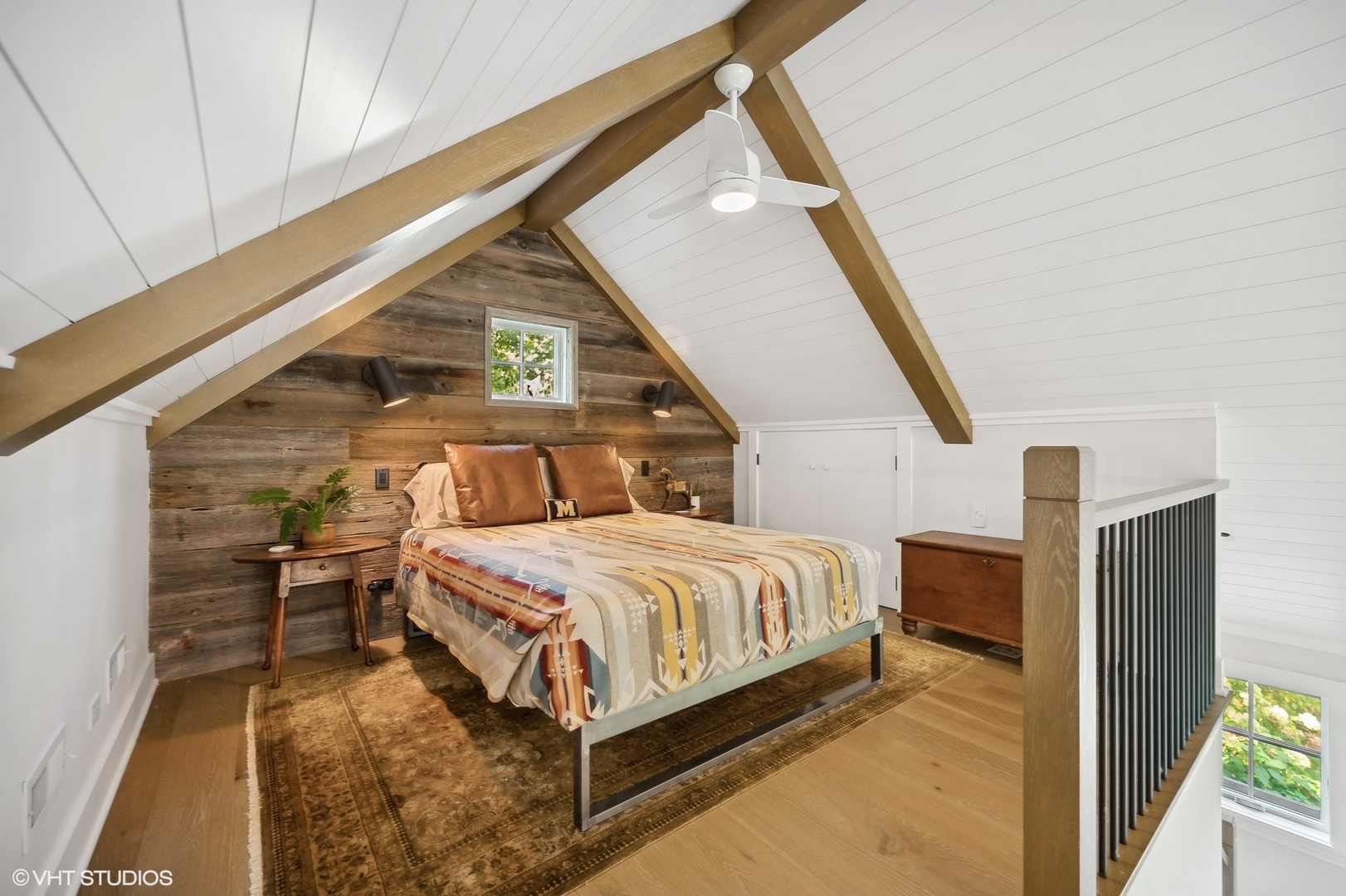 Undisclosed Address Lake Bluff, IL 60044 - Photo 49 of 51 a bedroom with a bed and wooden floor