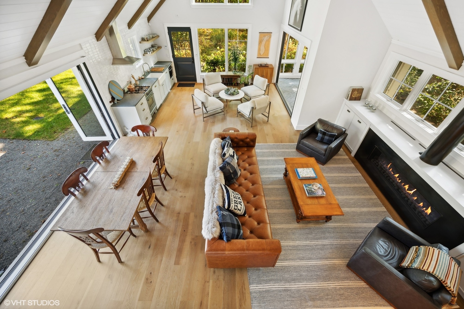 Undisclosed Address Lake Bluff, IL 60044 - Photo 50 of 51 a view of a living room with furniture and a fireplace