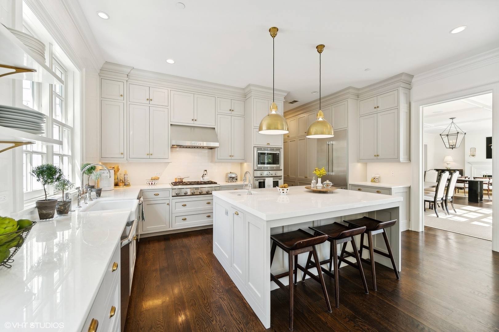 Undisclosed Address Lake Bluff, IL 60044 - Photo 10 of 51 a large kitchen with granite countertop lots of counter space and stainless steel appliances