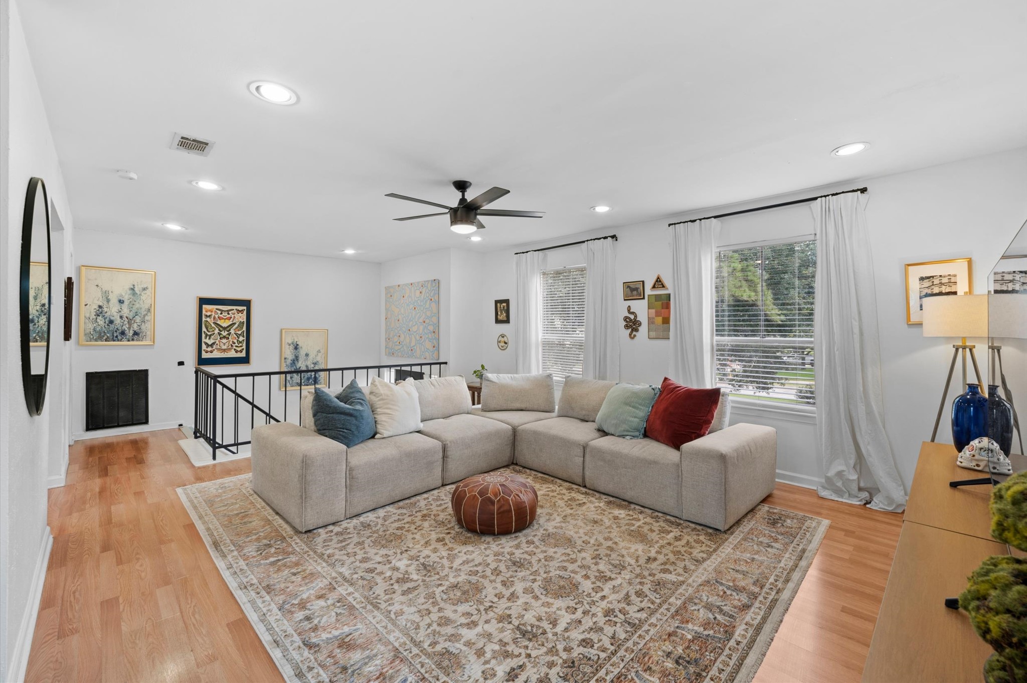 2715 Wood River Road Spring, TX 77373 - Photo 5 of 39 Recessed lighting throughout and ceiling fans!