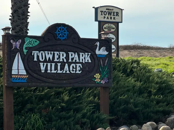 a view of a sign board