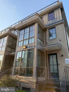 a front view of a building