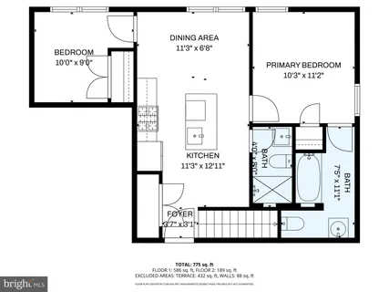 a front view of a building with street view