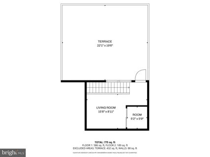 a view of a building with a lounge chair