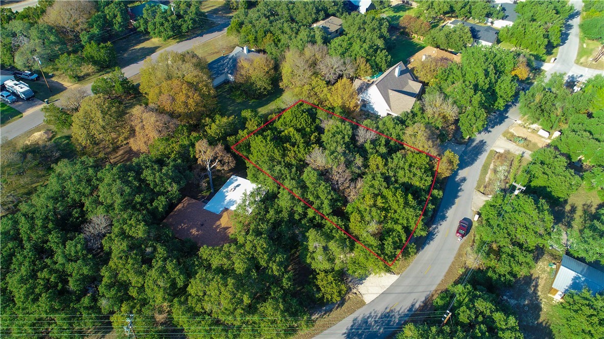 306 Cargill Drive Spicewood, TX 78669 - Photo 5 of 9 an aerial view of residential house with outdoor space and trees all around