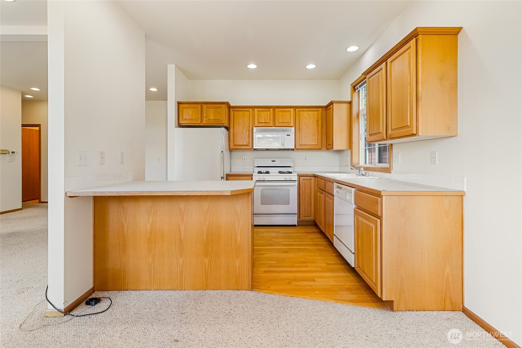 114 Twin Sisters Loop Lynden, WA 98264 - Photo 8 of 24 a view of kitchen with stainless steel appliances granite countertop cabinets and a counter top space
