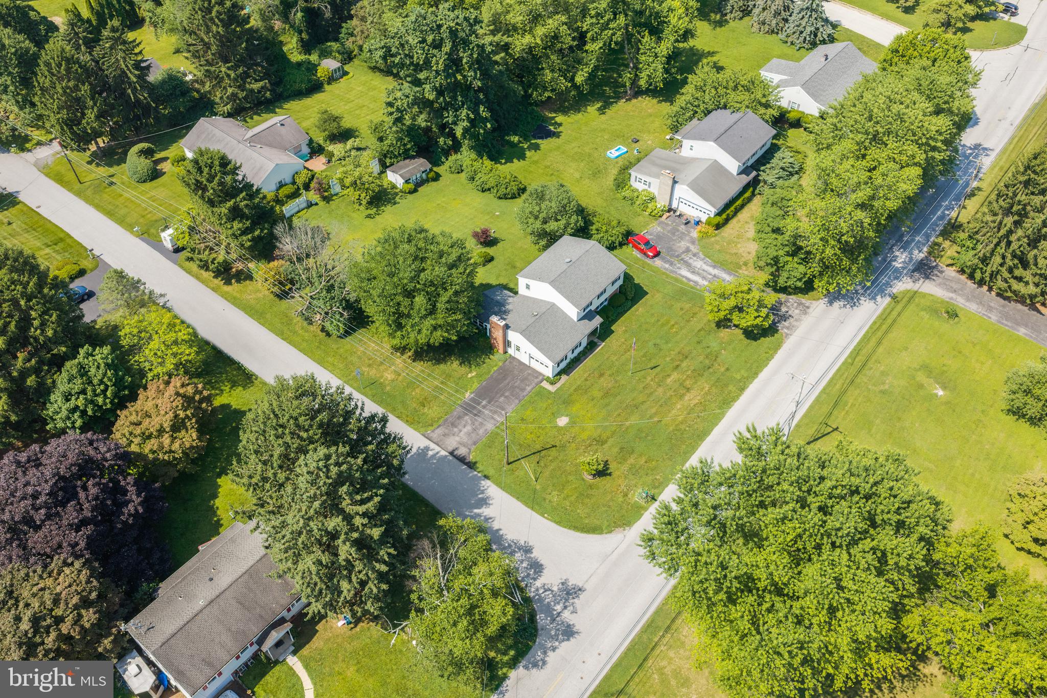 258 Monacy Road Coatesville, PA 19320 - Photo 46 of 54 an aerial view of a residential houses with yard