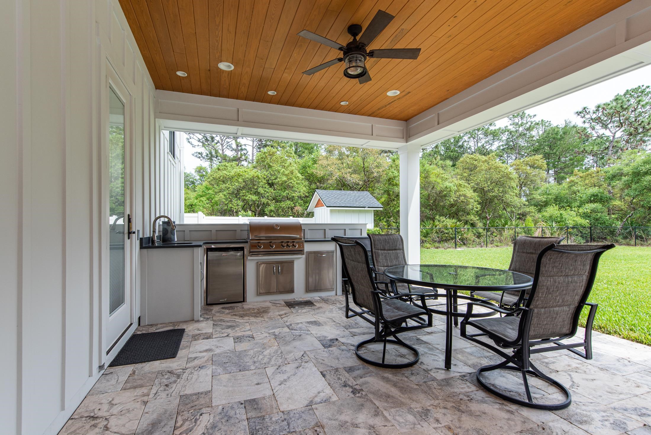 1015 Poinsettia Road St. Augustine, FL 32086 - Photo 45 of 50 a view of a dining room with furniture window and outside view