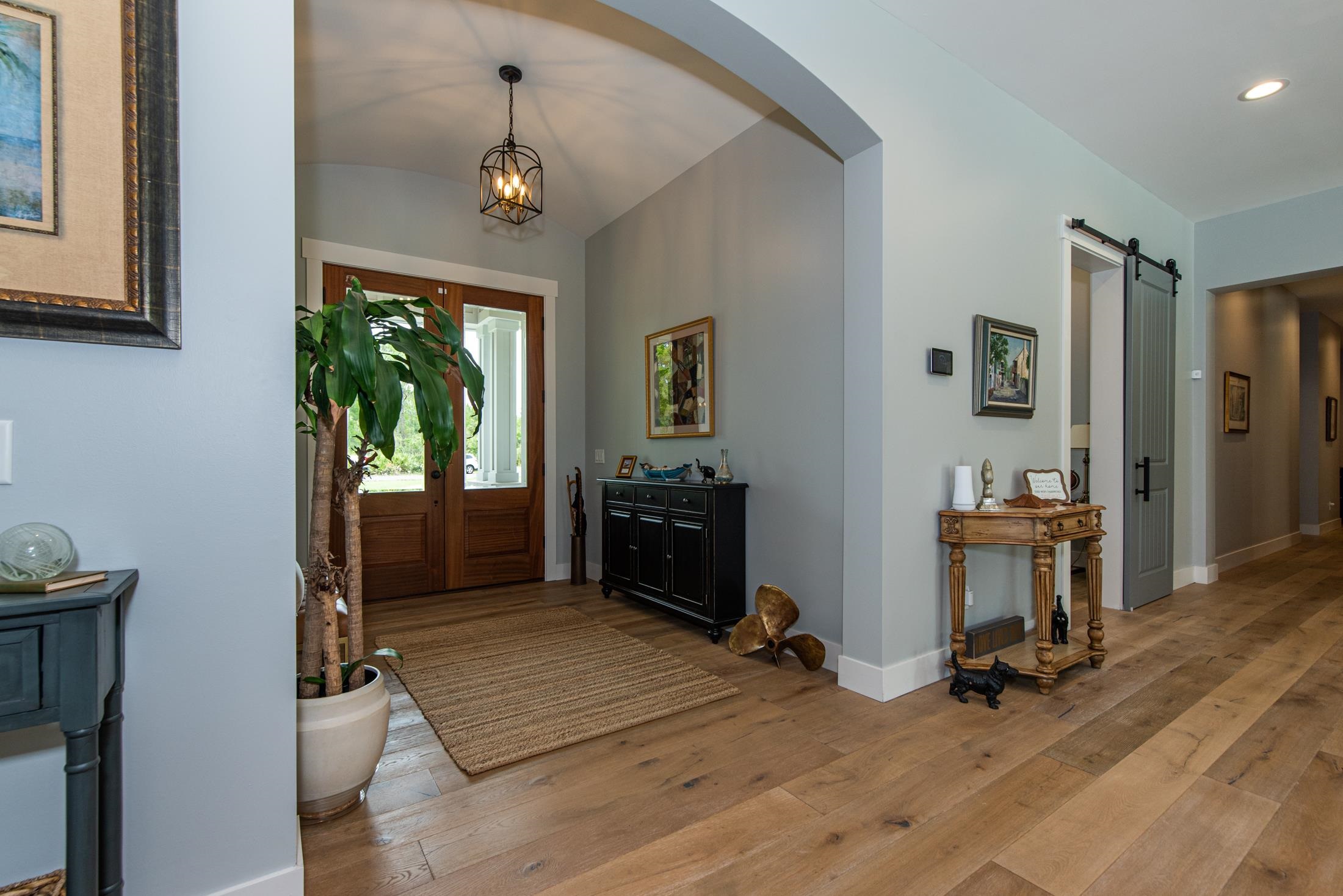 1015 Poinsettia Road St. Augustine, FL 32086 - Photo 8 of 50 a view of a hallway with workspace and a window