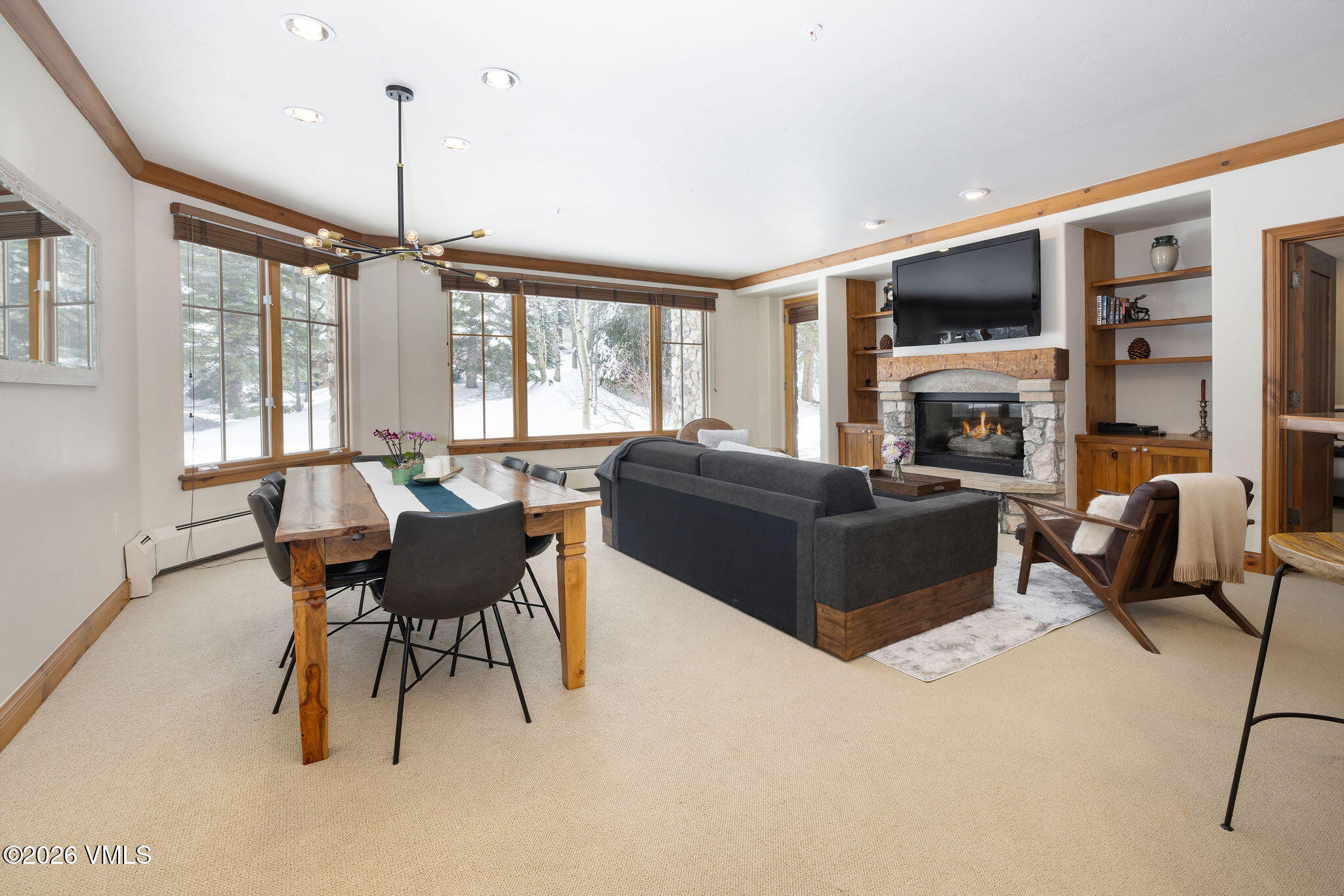 Dining Room & Living Room