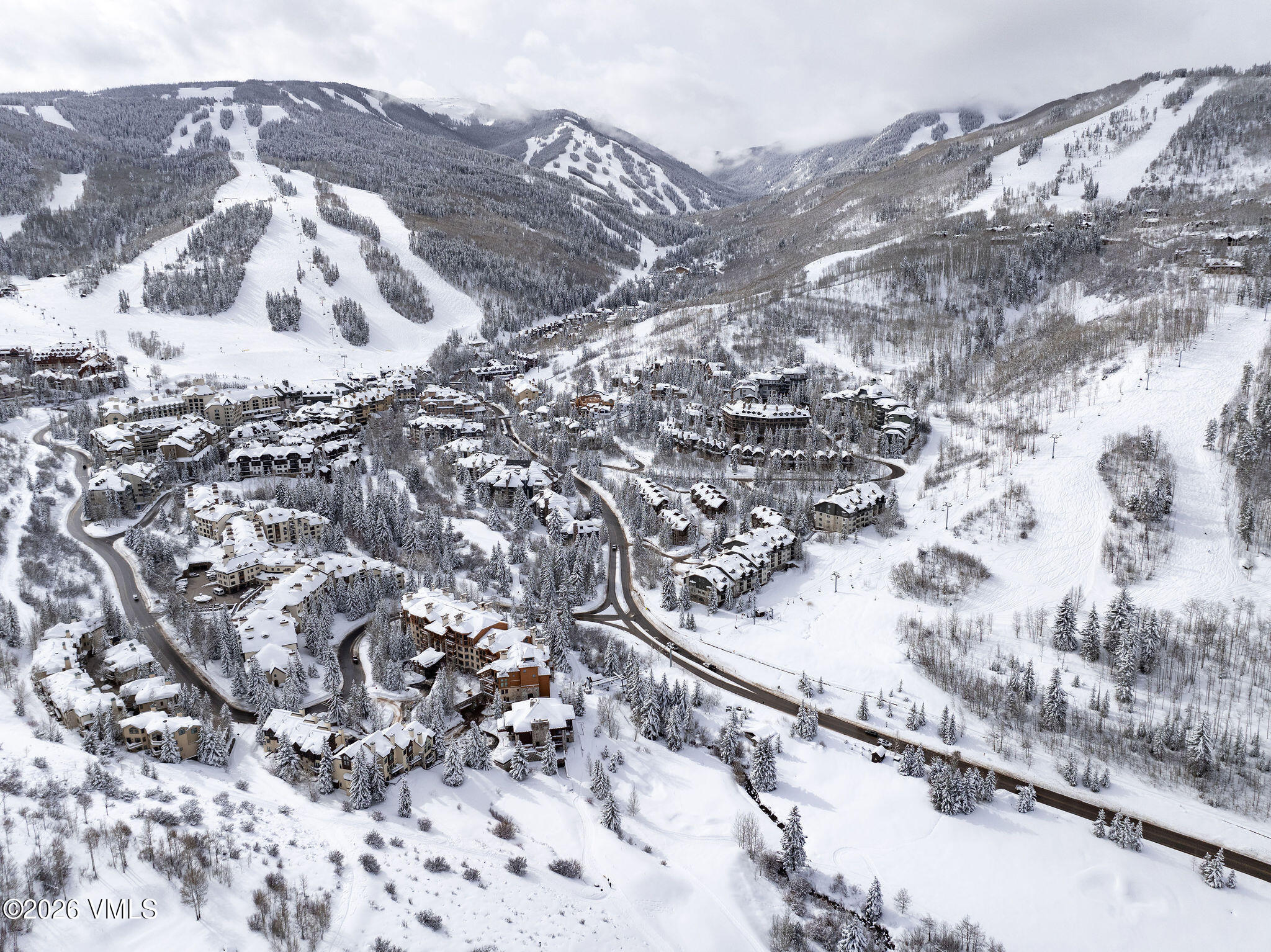 51 Offerson Road, Unit 112 Beaver Creek, CO 81620 - Photo 20 of 21 Winter Aerial