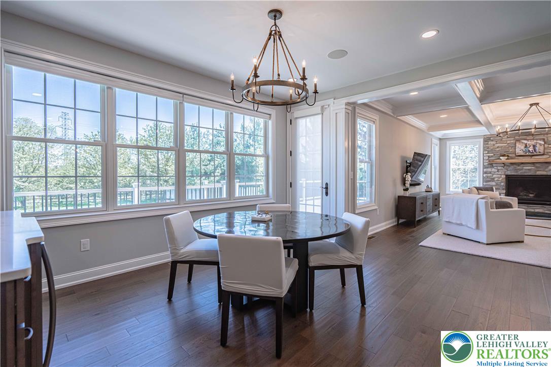 232 Cobblestone Lane Bethlehem, PA 18020 - Photo 17 of 59 a view of a dining room with furniture window and wooden floor