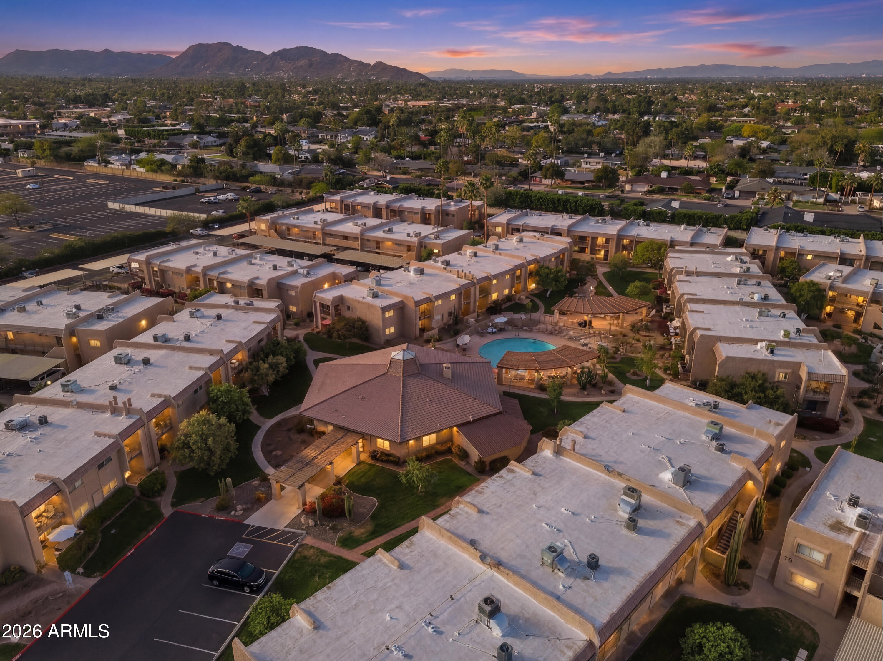 7436 East Chaparral Road, Unit B227 Scottsdale, AZ 85250 - Photo 17 of 18 001_DJI_0668_twilight_d72f040f-640b-417c