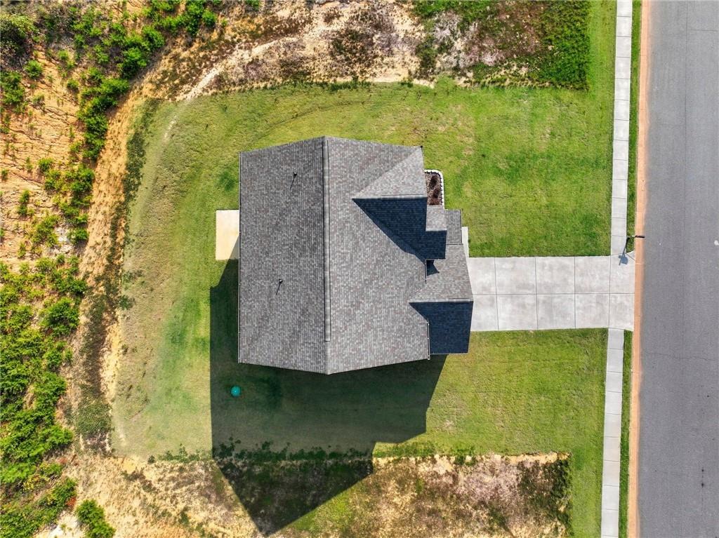 33 North Village Circle Rydal, GA 30171 - Photo 41 of 48 an aerial view of a house with a yard basket ball court and outdoor seating