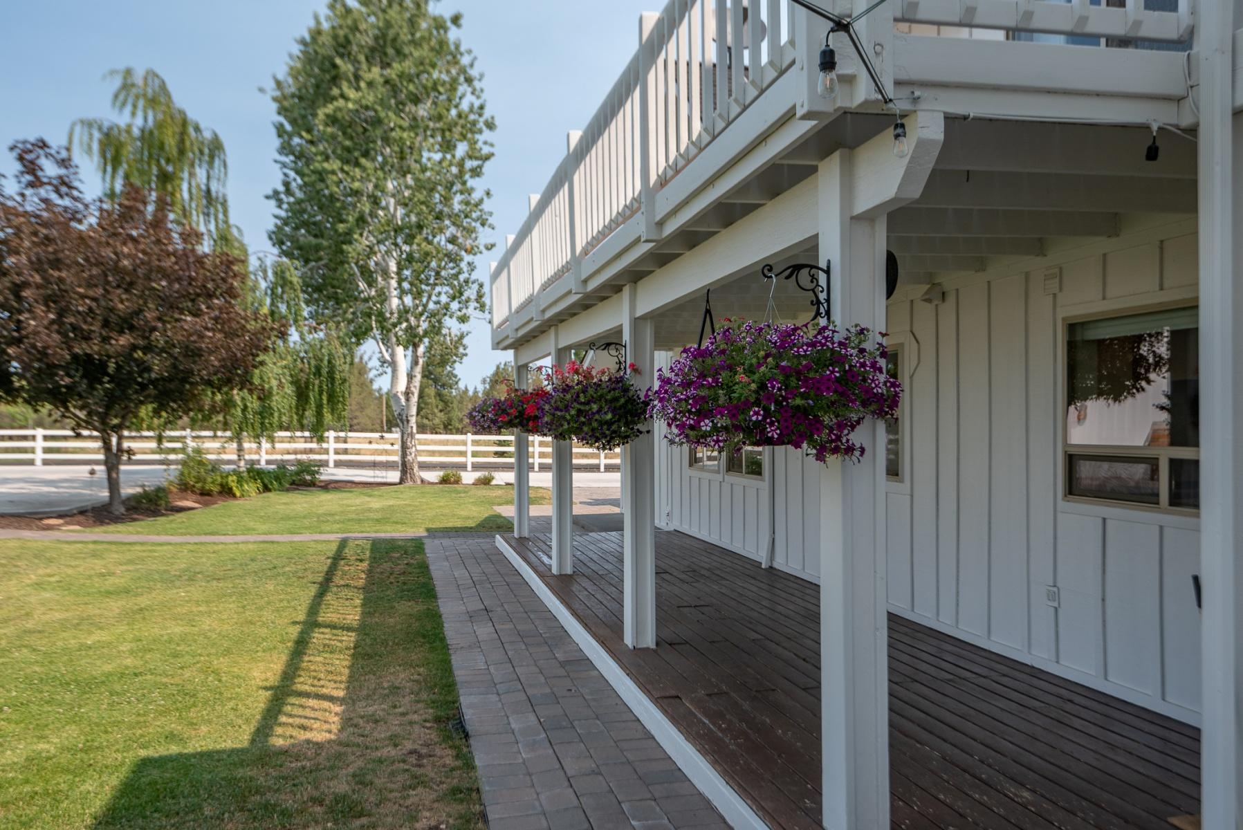 64495 Research Road Bend, OR 97703 - Photo 39 of 54 a view of a pathway with a garden