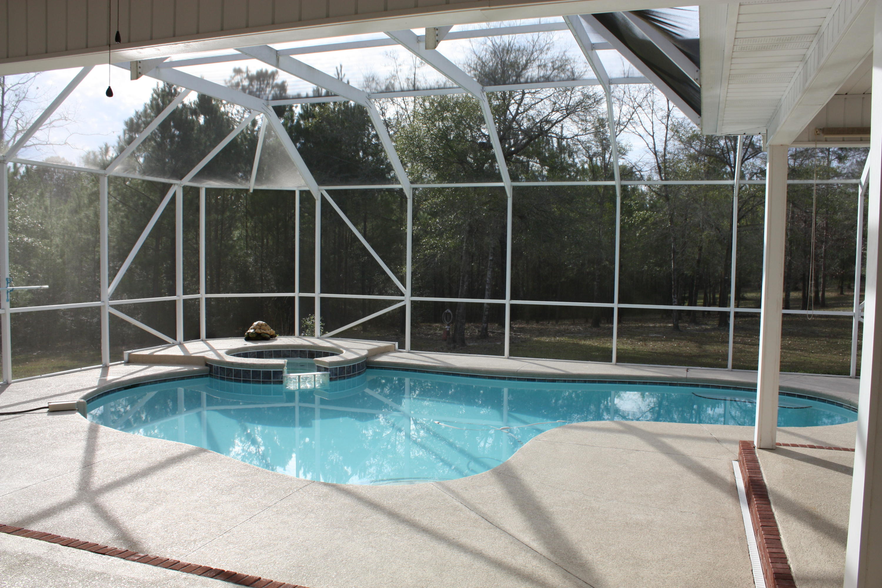 306 Steele Church Road DeFuniak Springs, FL 32435 - Photo 33 of 47 Pool and Jacuzzi