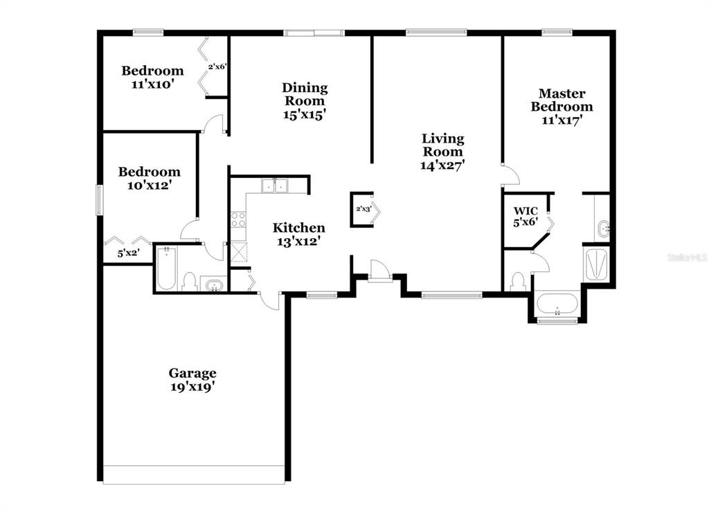 2737 East Dorchester Drive Deltona, FL 32738 - Photo 31 of 32 a picture of a bench in a white building