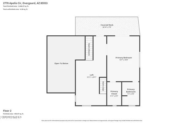 $865,000 | 2770 Apollo Circle, Overgaard, AZ 85933