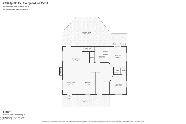 $865,000 | 2770 Apollo Circle, Overgaard, AZ 85933