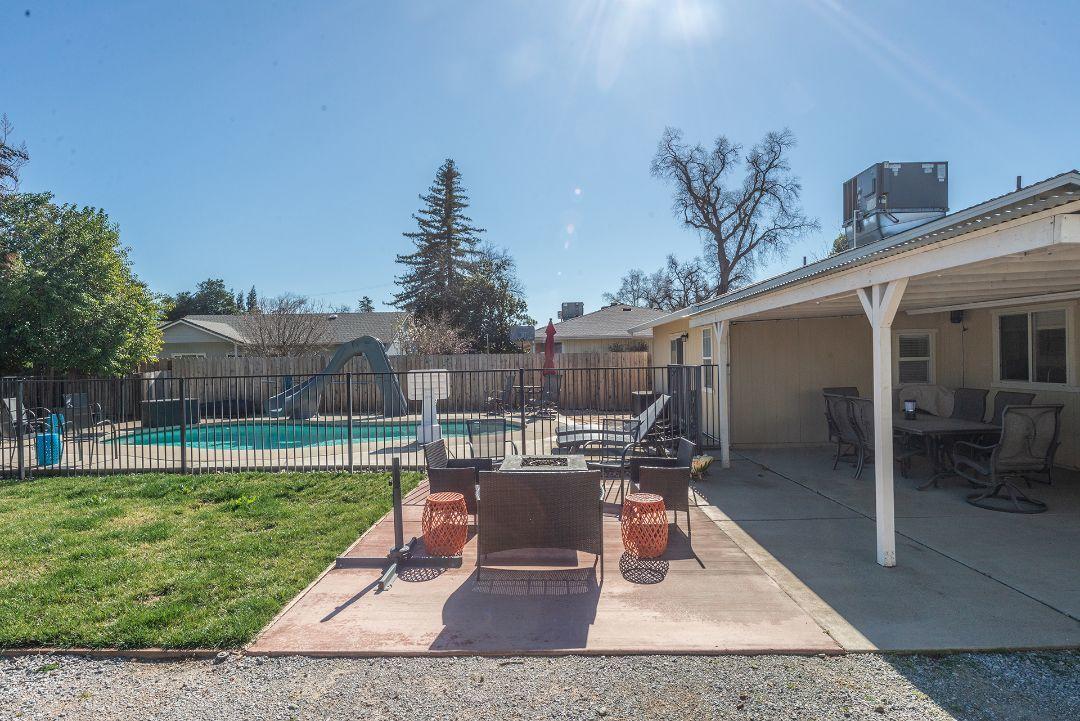 2771 North Street Anderson, CA 96007 - Photo 34 of 55 a view of a backyard with sitting area