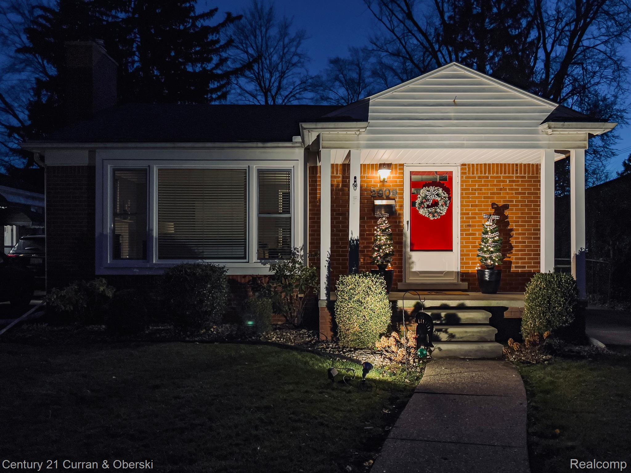 2909 Harvard Road Berkley, MI 48072 - Photo 2 of 37 Moon-lit evening view