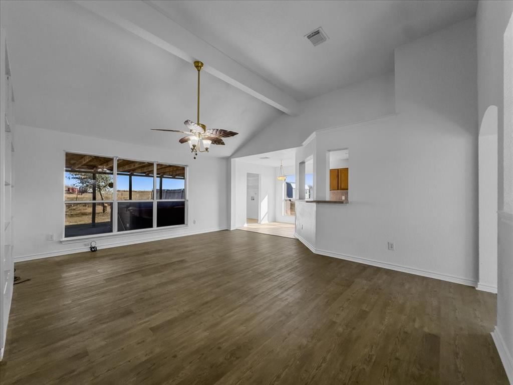 1101 Savanh Street Venus, TX 76084 - Photo 3 of 29 Living room with view of backyard/pasture