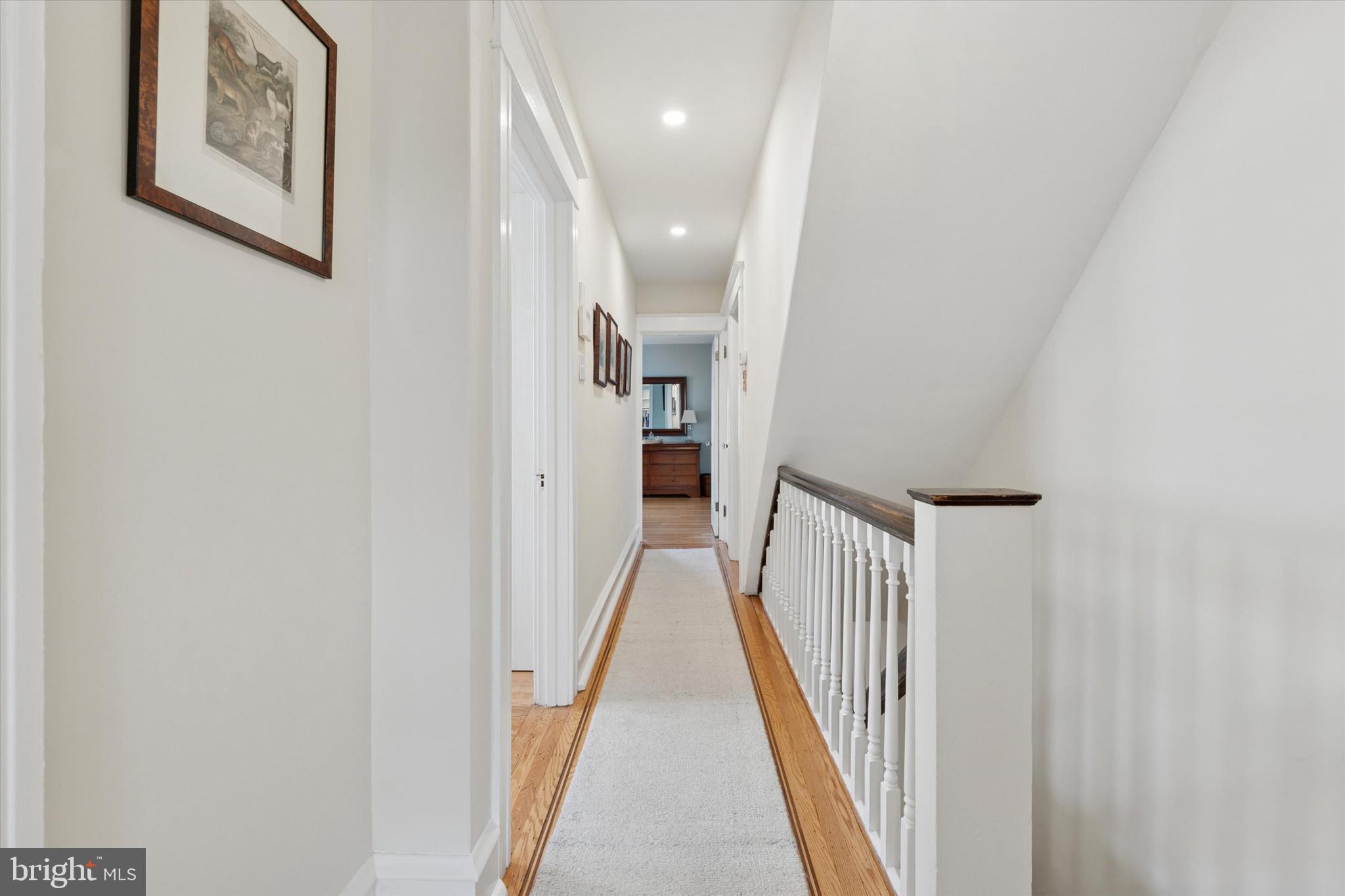 2918 Rising Sun Road Ardmore, PA 19003 - Photo 25 of 33 a view of a hallway with wooden floor