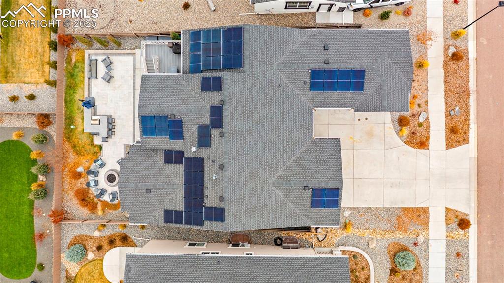 4661 Horse Gulch Loop Colorado Springs, CO 80924 - Photo 46 of 48 a bathroom with a sink and a mirror