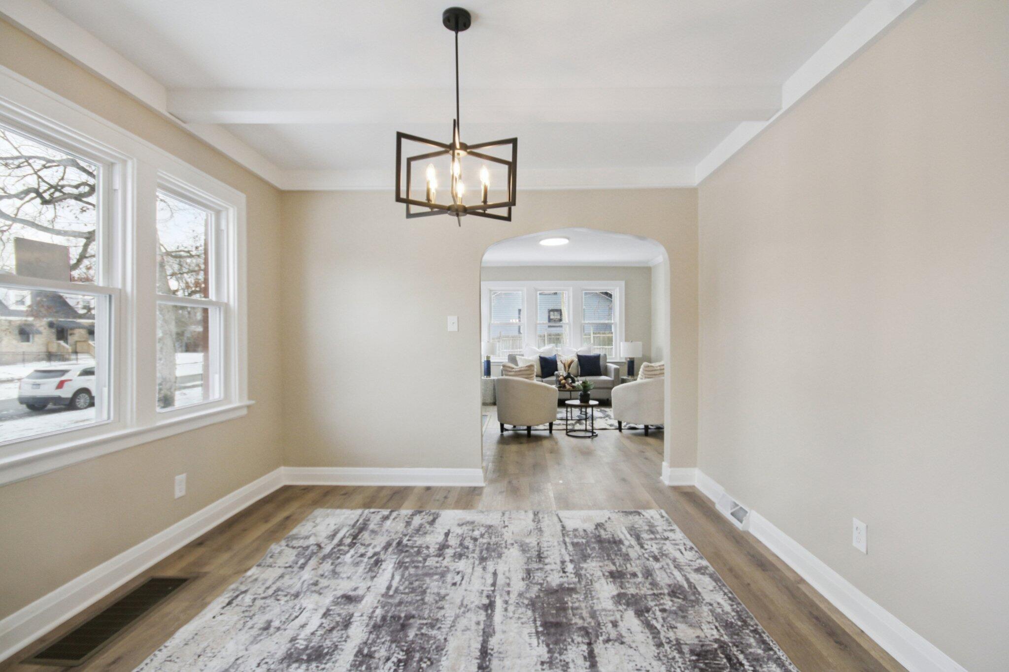 1012 Oklahoma Street Gary, IN 46403 - Photo 10 of 18 a view of a livingroom with furniture window and wooden floor