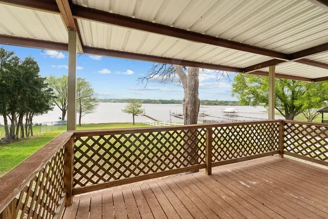 a view of a backyard of a house