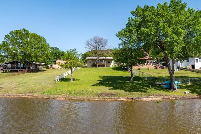 a view of a lake with a lake