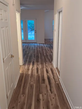 a view of wooden floor