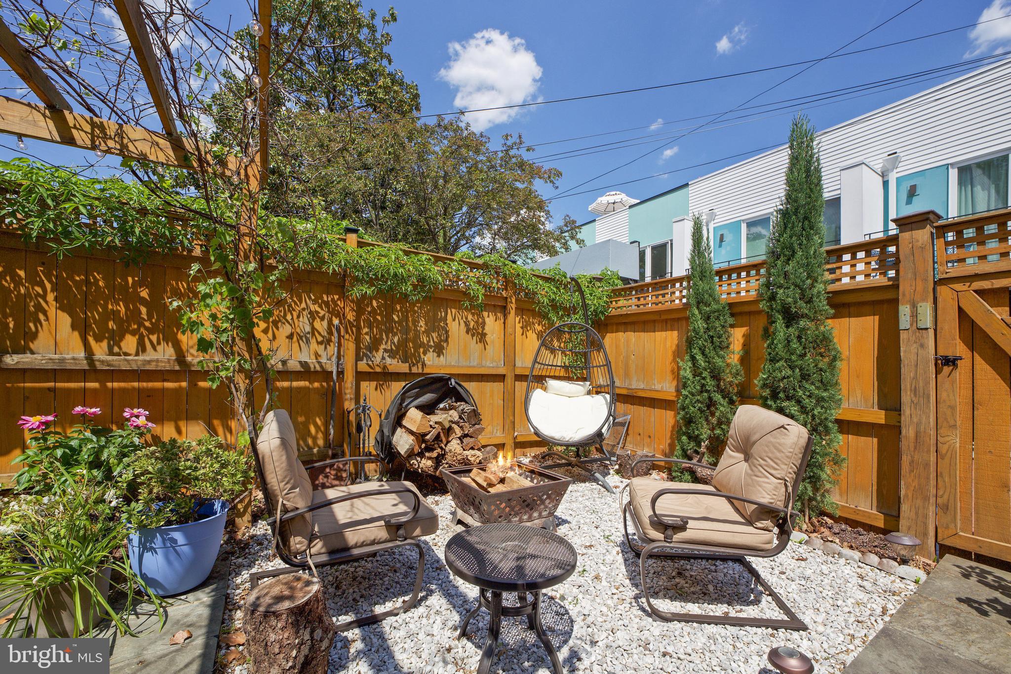 432 15th Street Southeast Washington, DC 20003 - Photo 23 of 26 a view of a chairs and table in backyard
