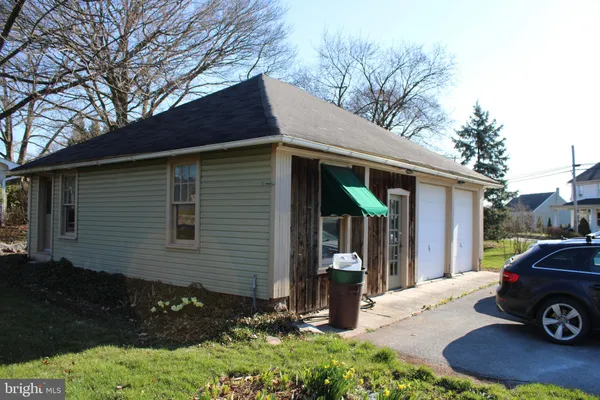 a view of a house with a patio