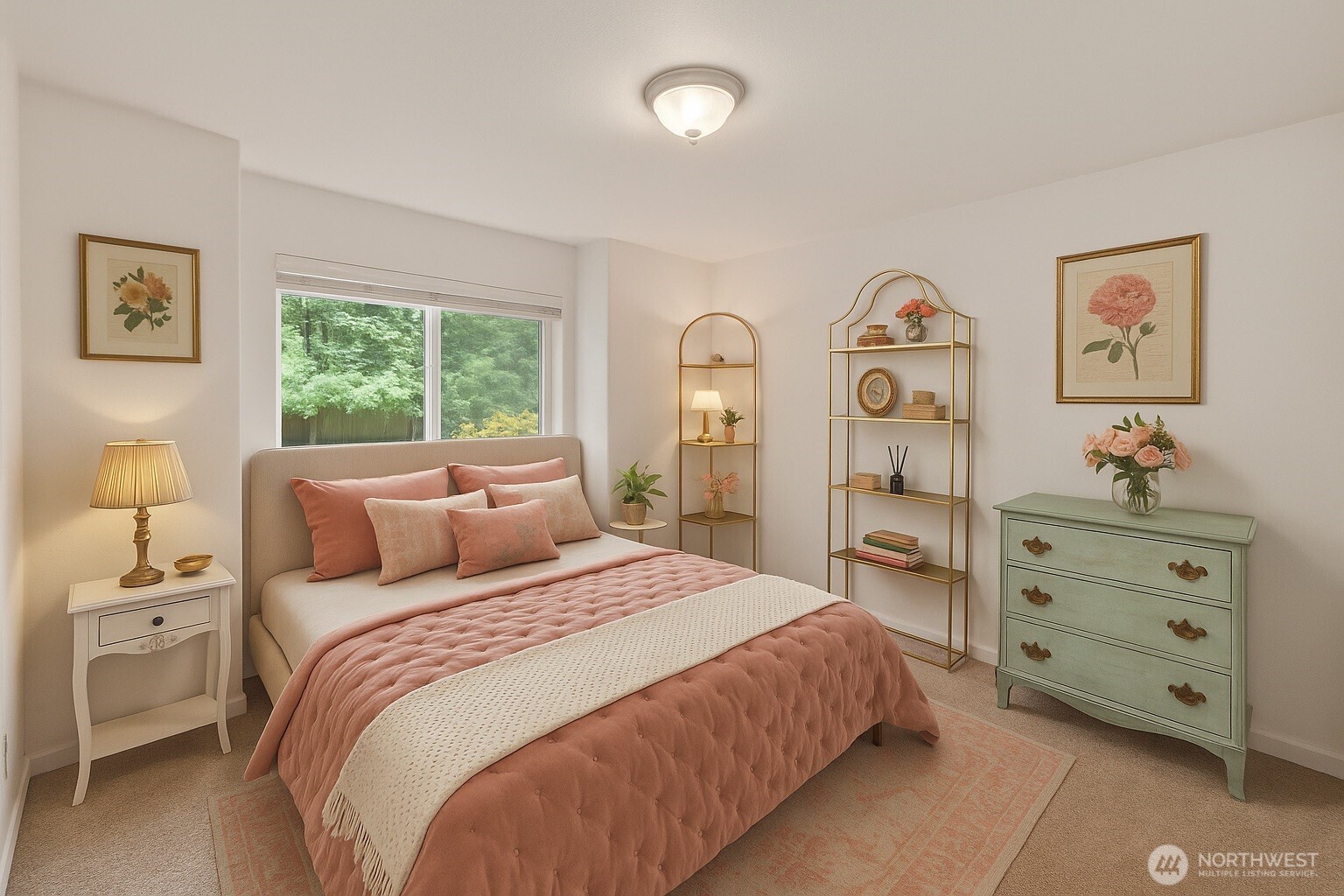 31500 33rd Place Southwest, Unit C203 Federal Way, WA 98023 - Photo 16 of 28 a bed room with a bed and a dresser
