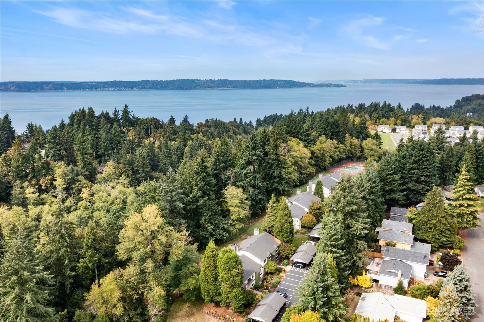 31500 33rd Place Southwest, Unit C203 Federal Way, WA 98023 - Photo 19 of 28 an aerial view of multiple house with outdoor space