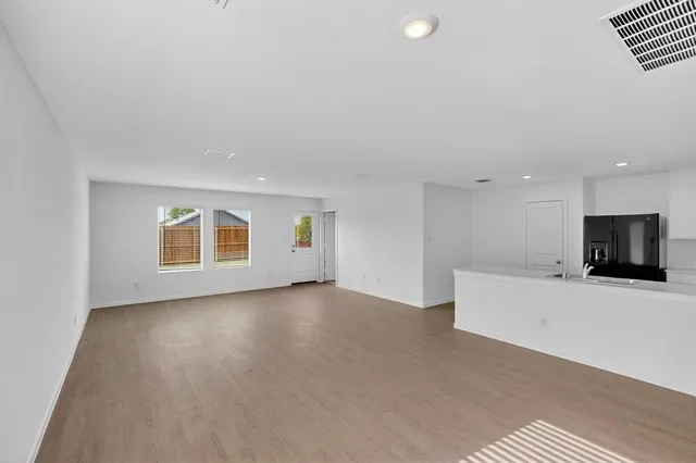 a view of a livingroom with a fireplace