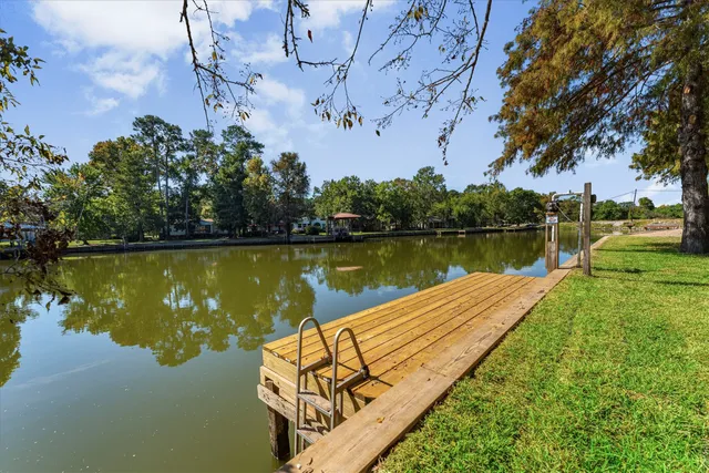 a view of a lake from a balcony