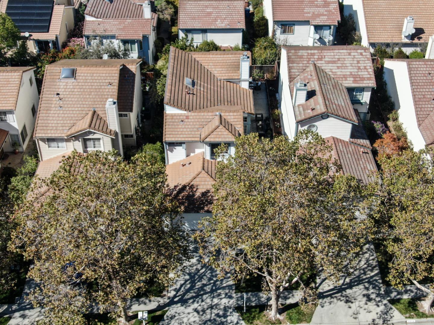 2307 Cresthaven Street Milpitas, CA 95035 - Photo 22 of 24 an aerial view of residential houses with outdoor space