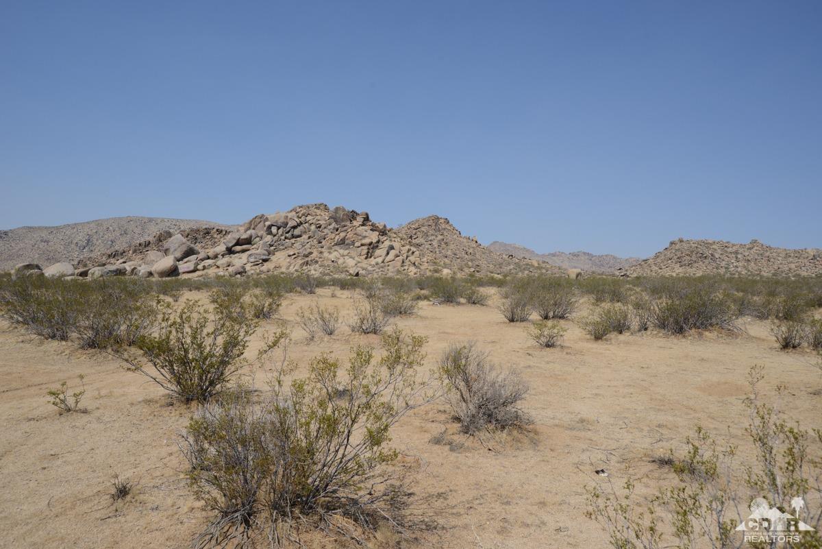 0 Fairview Valley Road Apple Valley, CA 92307 - Photo 8 of 34 a view of a dry yard with mountains in the background